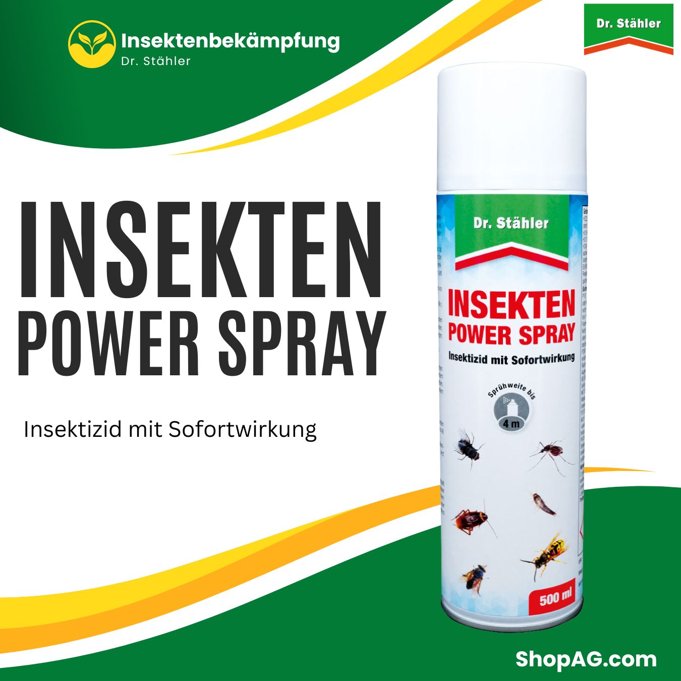 Insekten Power Spray Insektizid gegen fliegendes und kriechendes Ungeziefer