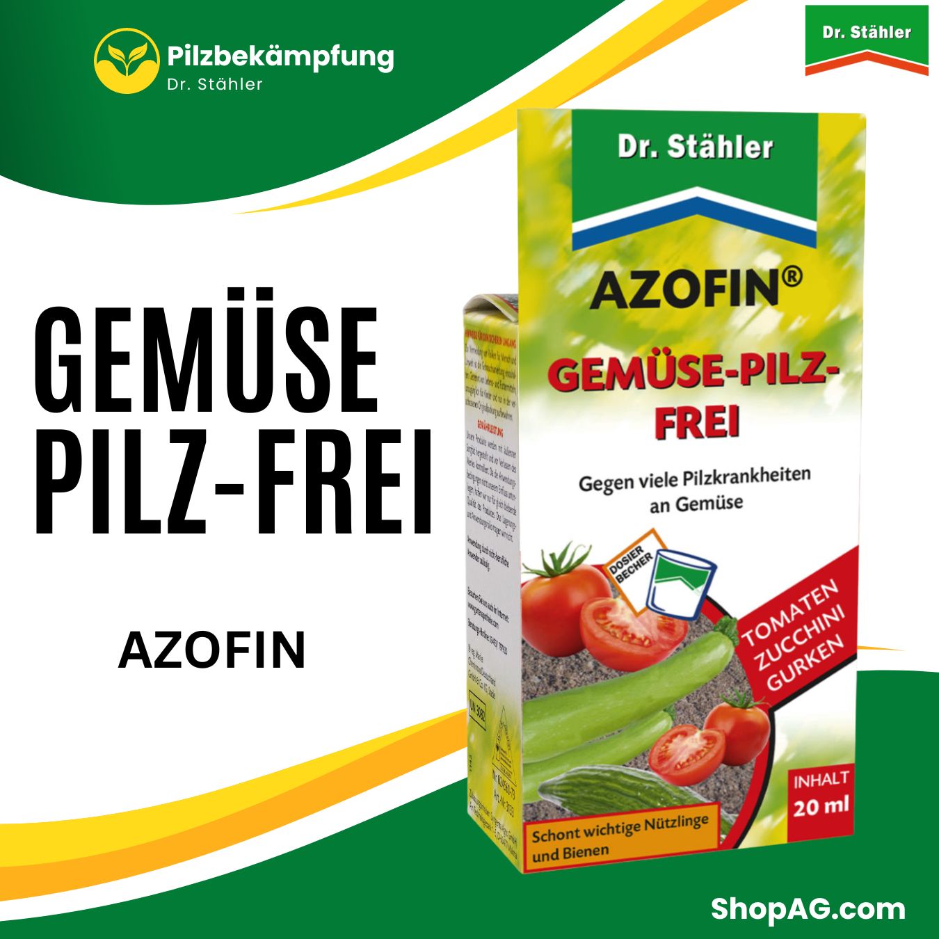 Azofin® Gemüse-Pilz-Frei 20 ml gegen Pilzkrankheiten an Gemüse