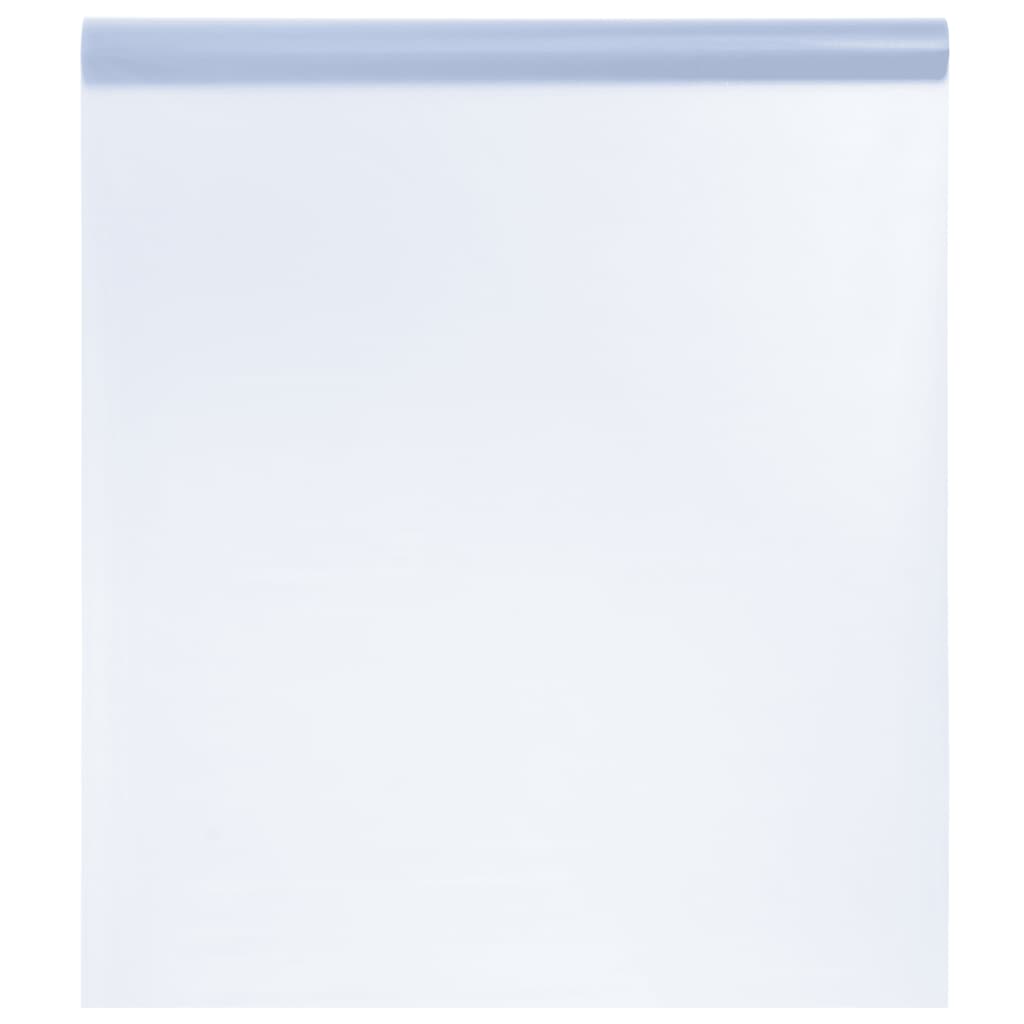 vidaXL Fensterfolie Statisch Matt Transparent Grau 60x1000 cm PVC