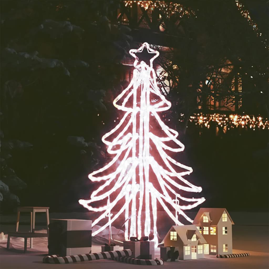 LED-Weihnachtsbaum Klappbar Warmweiß 87x87x93 cm